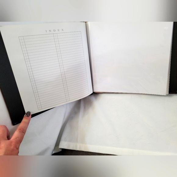 Pioneer Scrapbook w/Embossed Words on Cover 8x8 - NWT - Picture 4 of 8